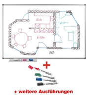 Legamaster Whiteboards Whiteboard Premium 45x60 60, 0 x 45, 0 cm spezialbeschichteter Stahl weiß