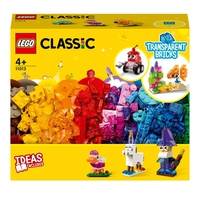 LEGO® Classic Kreativ-Bauset mit durchsichtigen Steinen 11013