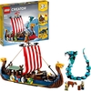 LEGO® Creator 3in1 Wikingerschiff mit Midgardschlange 31132