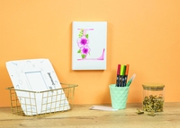 Leinwand-Set Florale Buchstab