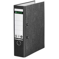 LEITZ 1080 Ordner Karton 8, 0 cm DIN A4 - schwarz marmoriert