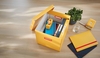 LEITZ Aufbewahrungsboxen Click&Store Cosy Cube gelb 32, 5 l - 32, 0 x 36, 0 x 31, 0 cm gelb