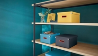 LEITZ Aufbewahrungsboxen Click&Store Cosy Mittel gelb 18, 5 l - 28, 1 x 37, 0 x 20, 0 cm gelb