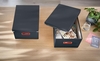LEITZ Aufbewahrungsboxen Click&Store Cosy Mittel grau 18, 5 l - 28, 1 x 37, 0 x 20, 0 cm grau