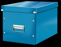 LEITZ Aufbewahrungsboxen Click&Store Cube groß blau 30, 0 l - 32, 0 x 36, 0 x 31, 0 cm blau