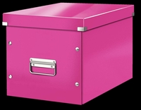 LEITZ Aufbewahrungsboxen Click&Store Cube groß pink 30, 0 l - 32, 0 x 36, 0 x 31, 0 cm pink