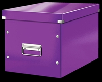 LEITZ Aufbewahrungsboxen Click&Store Cube groß violett 30, 0 l - 32, 0 x 36, 0 x 31, 0 cm violett