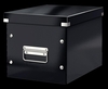 LEITZ Aufbewahrungsboxen Click&Store Cube Mittel schwar 10, 0 l - 26, 0 x 26, 0 x 24, 0 cm schwarz