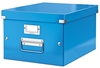 LEITZ Aufbewahrungsboxen LEITZ Ablagebox A4 blaumetalli 16, 7 l - 28, 1 x 36, 9 x 20, 0 cm blau