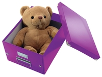 LEITZ Aufbewahrungsboxen LEITZ Ablagebox A4 violett-Met 16, 7 l - 28, 1 x 36, 9 x 20, 0 cm violett