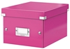 LEITZ Aufbewahrungsboxen LEITZ Ablagebox A5 pinkmetalli 7, 4 l - 21, 6 x 28, 2 x 16, 0 cm pink