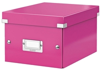 LEITZ Aufbewahrungsboxen LEITZ Ablagebox A5 pinkmetalli 7, 4 l - 21, 6 x 28, 2 x 16, 0 cm pink