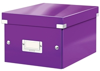 LEITZ Aufbewahrungsboxen LEITZ Ablagebox A5 violett-Met 7, 4 l - 21, 6 x 28, 2 x 16, 0 cm violett