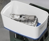 LEITZ Aufbewahrungsboxen MyBox klein mit Deckel blau 5, 0 l - 31, 8 x 19, 1 x 12, 8 cm perlweiß/blau