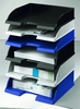 LEITZ Briefablagen Briefkorb Quer Jumbo Plus blau DIN A4 quer Blau