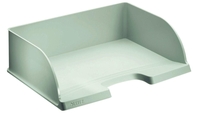 LEITZ Briefablagen Briefkorb Quer Jumbo Plus grau DIN A4 quer Grau