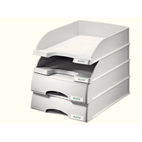 LEITZ Briefablagen Briefkorb-Schublade Plus grau DIN A4 Grau