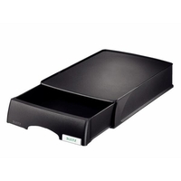 LEITZ Briefablagen Briefkorb-Schublade Plus Schwa DIN A4 Schwarz