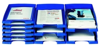 LEITZ Briefablagen LEITZ Briefkorb Jumbo blau DIN A4 Blau