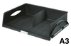 LEITZ Briefablagen LEITZ Sorty Jumbo schwarz DIN A3 quer Schwarz