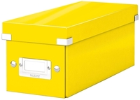 LEITZ CD-/DVD-Boxen Click&Store CD-Ablagebox gelb Gelb