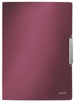 LEITZ Eckspanner Eckspannermappe rot DIN A4 granat rot