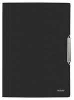LEITZ Eckspanner Eckspannermappe schwarz DIN A4 satin schwarz