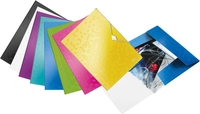 LEITZ Fächermappe WOW Projektmappe Violett-Meta. DIN A4 6-Fach Violett
