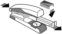 LEITZ Heftgeräte LEITZ Heftgerät 5522 schwarz 5522-00-95 schwarz