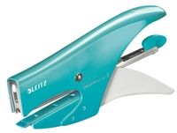 LEITZ Heftgeräte LEITZ Heftzange WOW, eisblau 5531-20-51 eisblau-metallic