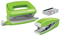 Leitz Locher-Heft.-Set Mini gn