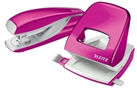 Leitz Locher-Hefter-Set WOW pk