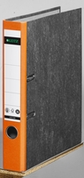 LEITZ Ordner 5.2 cm DIN A4 Karton orange marmoriert