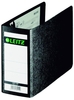 LEITZ Ordner 7.8 cm DIN A6 quer Karton schwarz marmoriert