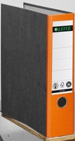 LEITZ Ordner 8 cm DIN A4 Karton orange marmoriert
