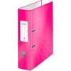 LEITZ Ordner pink Karton 8, 0 cm - DIN A4