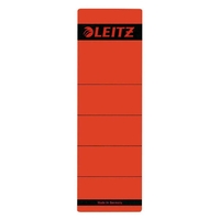 LEITZ Ordneretiketten 1642 rot für 8, 0 cm Rückenbreite - 10 Stück