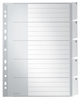 LEITZ Register Leitz Register Blanko,  5-tlg. Grau