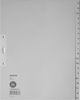 LEITZ Register Papier-Register A-Z, vf, 10 Stck Grau