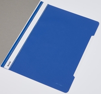 LEITZ Schnellhefter LEITZ Sichthefter blau 1p-25st DIN A4 PVC-Hartfolie blau
