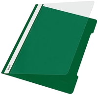 LEITZ Schnellhefter LEITZ Sichthefter grün 1p-25st DIN A4 PVC-Hartfolie grün