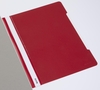 LEITZ Schnellhefter LEITZ Sichthefter rot 1p-25st DIN A4 PVC-Hartfolie rot