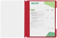 LEITZ Schnellhefter LEITZ Sichthefter rot 1st DIN A4 PVC-Hartfolie rot