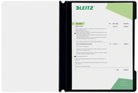LEITZ Schnellhefter LEITZ Sichthefter schw. 1St DIN A4 PVC-Hartfolie schwarz