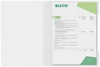 LEITZ Schnellhefter LEITZ Sichthefter weiß 1p-25st DIN A4 PVC-Hartfolie weiß