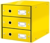 LEITZ Schubladenboxen Click&store Schubl-Set 3F.gelb 6048-00-16 DIN A4 29, 0 x 36, 0 x 28, 3 cm