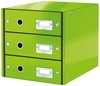 LEITZ Schubladenboxen Click&store Schubl-Set 3F.grün 6048-00-54 DIN A4 29, 0 x 36, 0 x 28, 3 cm