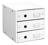 LEITZ Schubladenboxen Click&store Schubl-Set 3f.weiß 6048-00-01 DIN A4 29, 0 x 36, 0 x 28, 3 cm