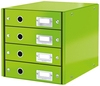 LEITZ Schubladenboxen Click&store Schubl-Set 4F.grün 6049-00-54 DIN A4 29, 0 x 36, 0 x 28, 3 cm