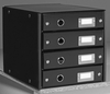 LEITZ Schubladenboxen Click&store Schubl-Set 4f.Schw 6049-00-95 DIN A4 29, 0 x 36, 0 x 28, 3 cm